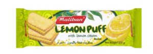 MALIBAN LEMON PUFF SANDWICH BISCUIT 200G