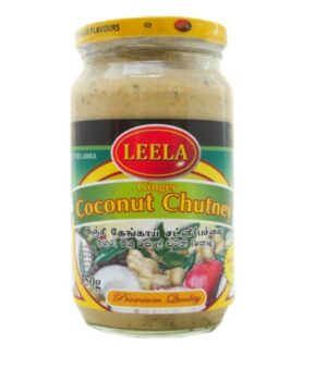 LEELA GINGER COCONUT CHUTNEY 350G