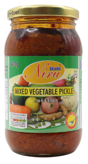 NIRU MIXED VEGETABLE PICKLE 400G