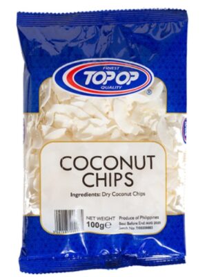 TOPOP COCONUT CHIPS 100G
