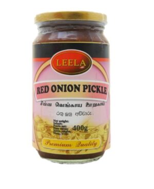 LEELA RED ONION PICKLE 400G