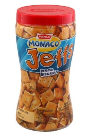 PARLE MONACO JEFFS ZEERA BISCUITS 200G