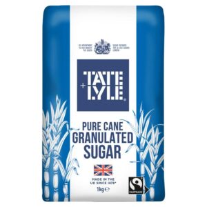 TATE LYLE PURE CANE GRANULATED SUGAR 1KG