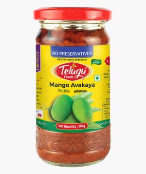 TELUGU FOODS MANGO AVAKAYA PICKLE 300G