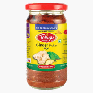 TELUGU FOODS GINGER PICKLE 300G