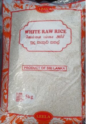 LEELA WHITE RAW RICE 5KG
