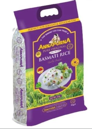 ANNAPURNA BASMATI RICE EXTRA LONG 5KG