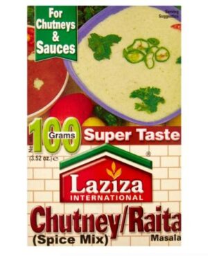 LAZIZA CHUTNEY RAITA MASALA MIX 100G