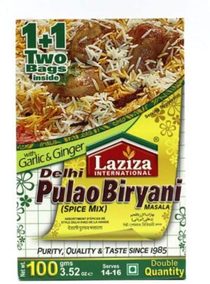 LAZIZA DELHI PULAO BIRYANI MASALA MIX 100G