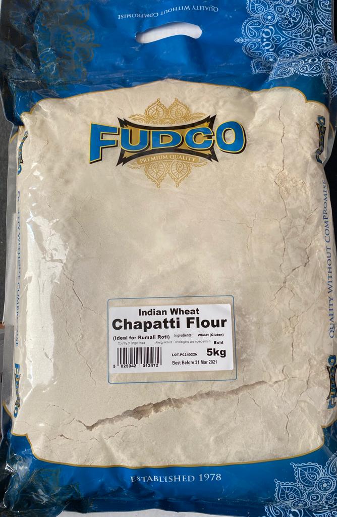 FUDCO WHITE CHAPATTI FLOUR 5KG