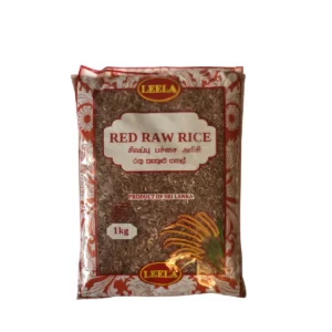 LEELA RED RAW RICE 1KG