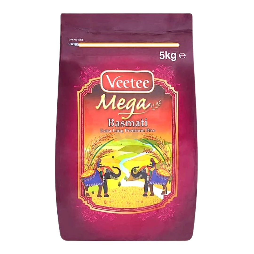 VEETE MEGA EXTRA LONG BASMATI RICE 5KG