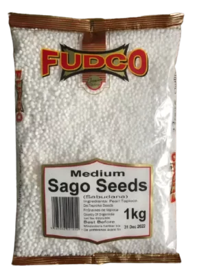 FUDCO MEDIUM SAGO SEEDS 1KG