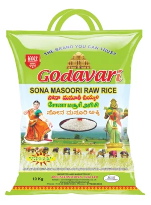 GODAVARI SONA MASOORI RAW RICE CRYSTAL 10KG