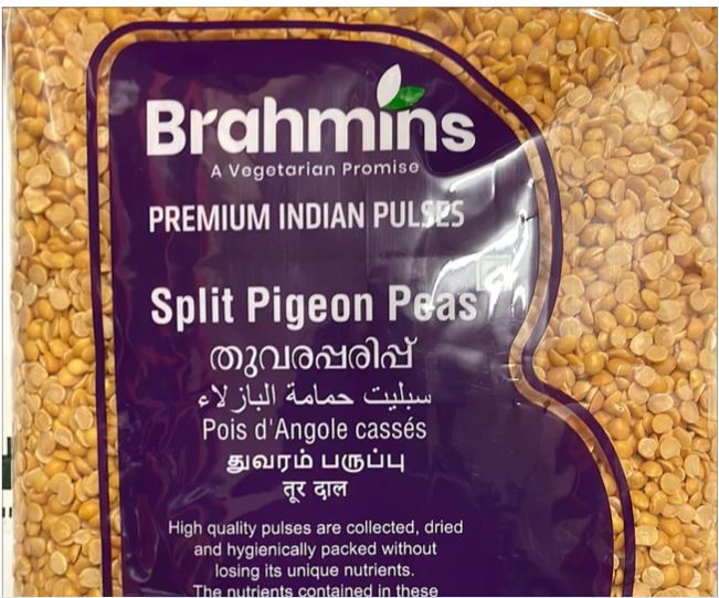 BRAHMINS SPLIT PIGEON PEAS 1KG