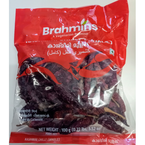 BRAHMINS KASHMIRI CHILLY WHOLE 100G