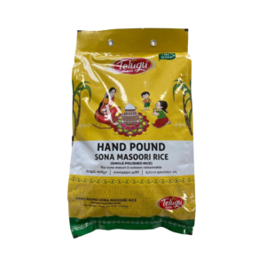 TELUGU FOODS HAND POUND SONA MASOORI RICE 5KG