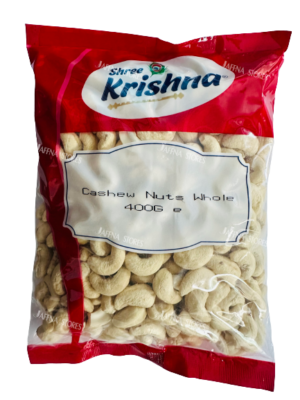 SHREE KRISHNA CASHEW NUTS WHOLE 400G