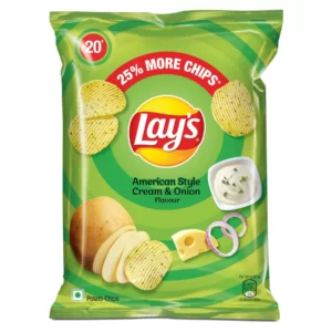 LAYS AMERICAN STYLE CREAM AND ONION FLAVOUR 50G