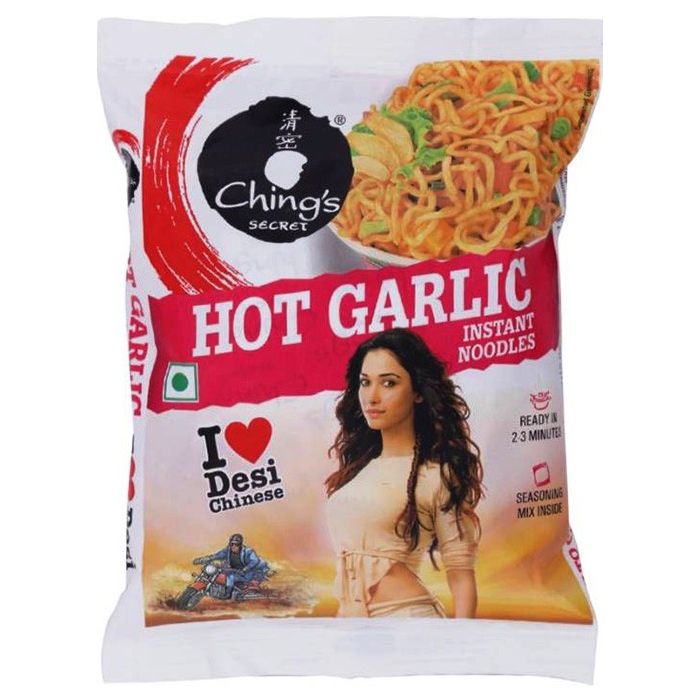 CHING'S SECRET HOT GARLIC INSTANT NOODLES 60G