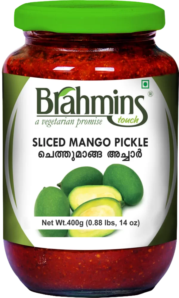 BRAHMINS SLICED MANGO PICKLE 400G Kamdhenu Mart UK