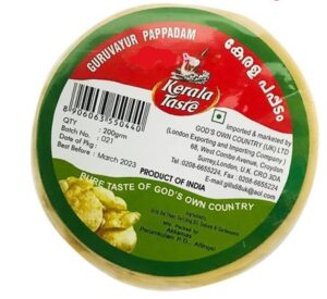 KERALA TASTE GURUVAYUR PAPADAM 200G