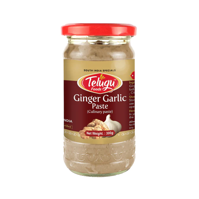 TELUGU FOODS GINGER GARLIC PASTE 300G