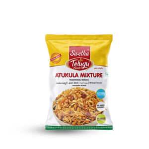 TELUGU FOODS ATUKULA MIXTURE 100G