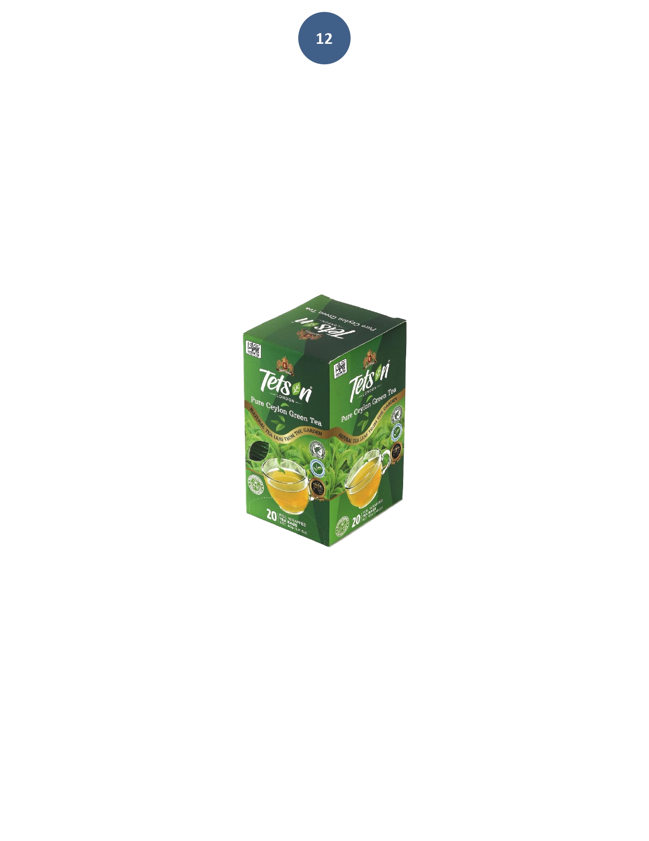 TESTSON PURE CEYLON GREEN TEA 40G