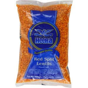 HEERA RED SPLIT LENTILS 500G