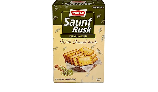 PARLE SAUNF RUSK WITH FENNEL SEEDS 546G