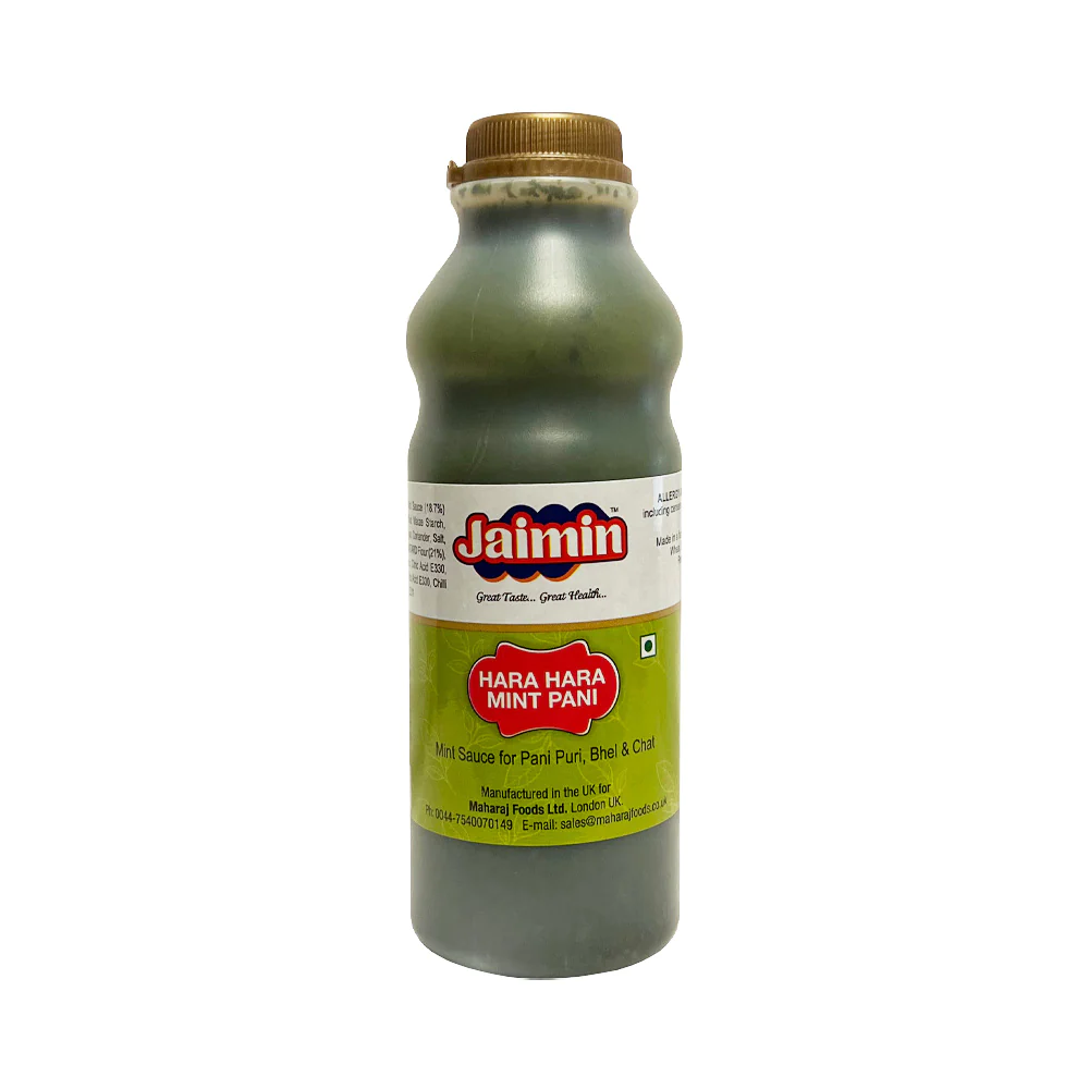 JAIMIN HARA HARA MINT PANI MINT SAUCE FOR PANI PURI,BHEL AND CHAT 500ML