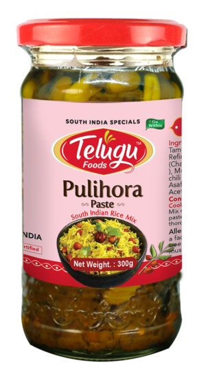 TELUGU FOODS PULIHORA PASTE 300G
