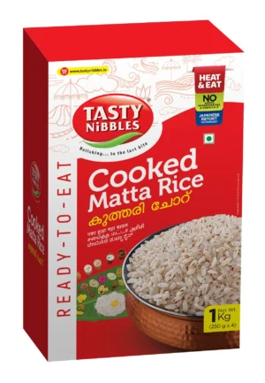 TASTY NIBBLES COOKED MATTA RICE 1KG