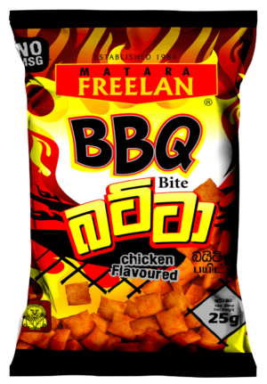 FREELAN BBQ BITE CHICKEN FLAVOURED 25G