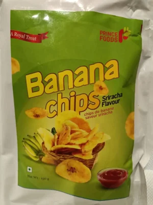 PRINCE FOODS BANANA CHIPS SRIRACHA FLAVOUR 150G