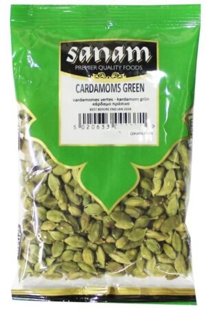 SANAM CARDAMOMS GREEN 200G