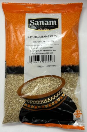 SANAM NATURAL SESAME SEEDS 400G