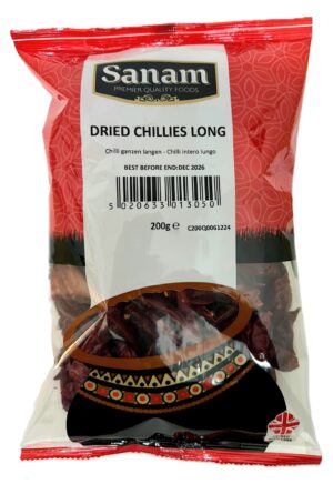 SANAM DRIED CHILLIES (LONG) 200G
