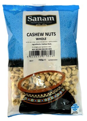 SANAM CASHEW NUTS WHOLE 700G