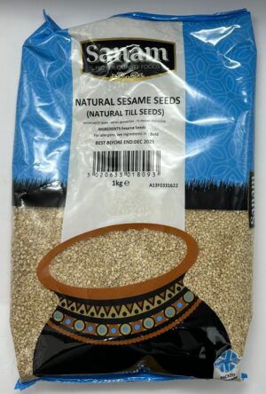 SANAM NATURAL SESAME SEEDS 1KG
