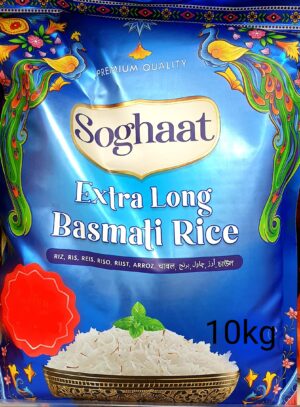 SOGHAAT EXTRA LONG BASMATI RICE 10KG