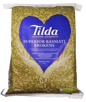 TILDA BROKEN BASMATI RICE 20KG