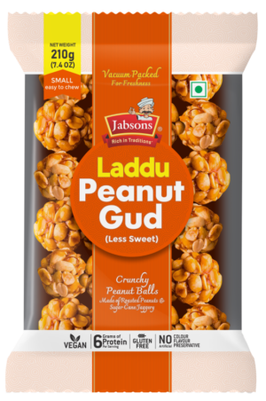 JABSONS PEANUT GUD LADOO 210G